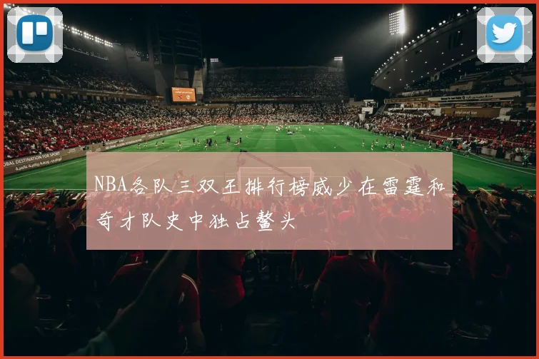 NBA各队三双王排行榜威少在雷霆和奇才队史中独占鳌头